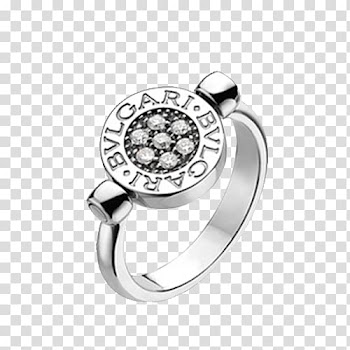 Bulgari Wedding ring Jewellery Diamond, Bulgari diamond ring flip transparent background PNG clipart