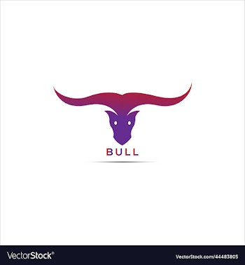 bull logo design icon