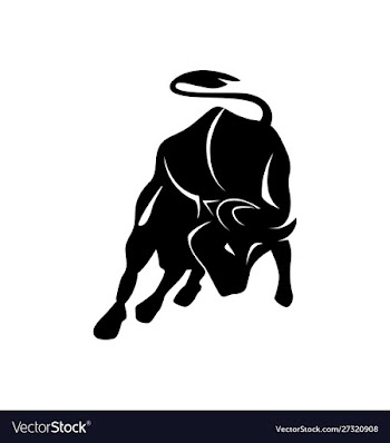 Bull logo design vector image