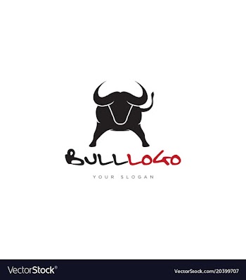 					Bull logo image vector image														
