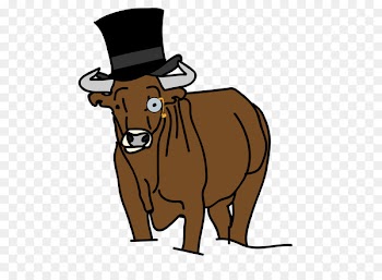 Bull, Ox, Cattle, Bovine, Cartoon PNG