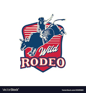 bull rodeo rider logo design