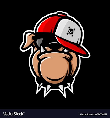 bulldog and hat