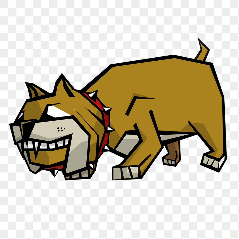 Bulldog cartoon png sticker illustration, | Free PNG - rawpixel