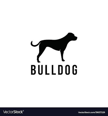 bulldog dog breed logo design