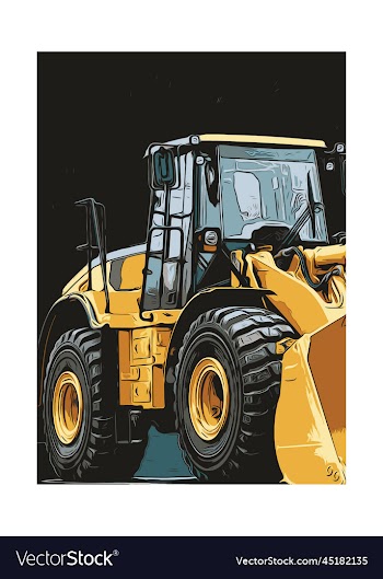 bulldozer creative poster image