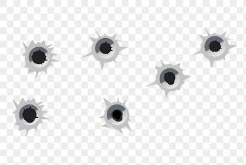 Bullet holes png sticker, shotgun | Free PNG - rawpixel