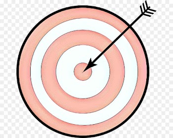 Bullseye, Archery, Drawing, Pink, Clock PNG