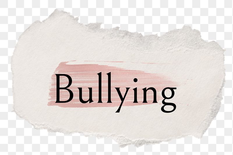 Bullying png ripped paper word | Free PNG - rawpixel