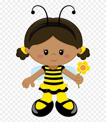 Bumble Bee Girl Clip Art - Girl Bee Clipart