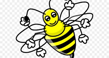 Bumblebee Cartoon Honey bee Hornet - capture watercolor 