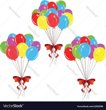 Bunch of Balloons2 vector image