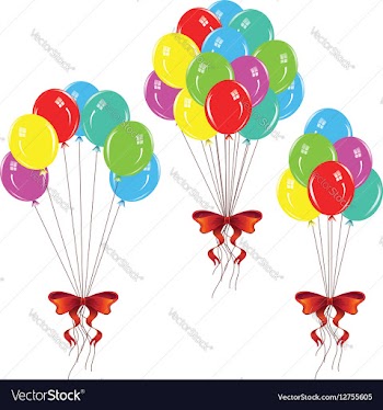 Bunch of Balloons4 vector image