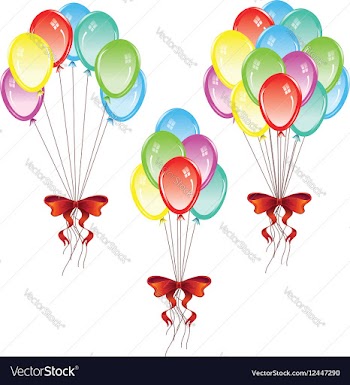 Bunch of Balloons5 vector image