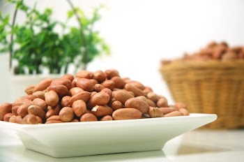 Bunch of Beans on White Ceramic Plate
