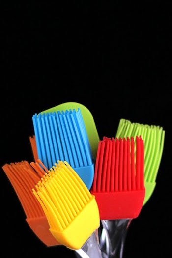 Bunch Of Colorful Silicone Kitchen Tools