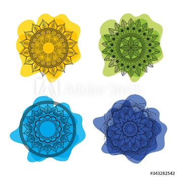 bundle of beautiful mandalas icons