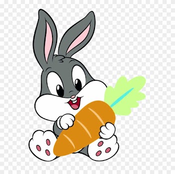Bunny Baby Carrot Little Cute Animals Animal Animales - Baby Looney Tunes Bugs Bunny