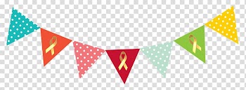 Bunting Banner Pennon , mexican-flowers watercolor transparent background PNG clipart