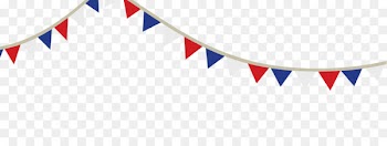 Bunting Blue Banner Clip art - Red White and Blue 