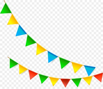 Bunting Flag Pennon - Cartoon flags hanging flags and pennants 