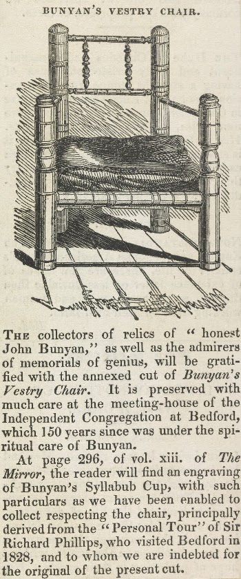 Bunyan's Vestry Chair (with text) | Free Photo - rawpixel
