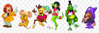 Burbujas, Odisea Burbujas, Ecoloco, Cartoon, Sticker PNG