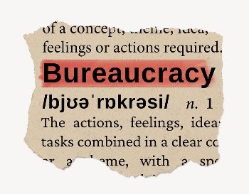 Bureaucracy ripped dictionary, editable word | Free PSD - rawpixel