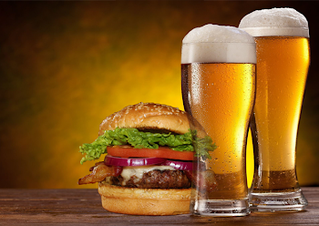 Burger And Beer PNG Transparent Burger And Beer.PNG Images. | PlusPNG