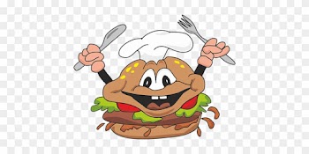 Burger Cheeseburger Fast Food Meal Restaur - Burger Kartun Png
