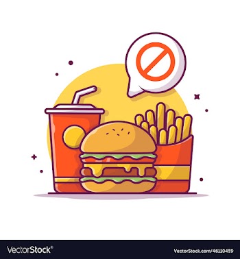 burger french fries and drink with banned speech