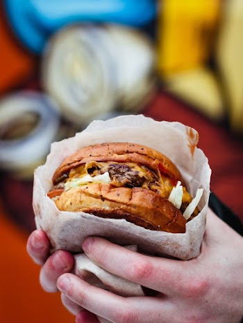 Burger in Wrapper