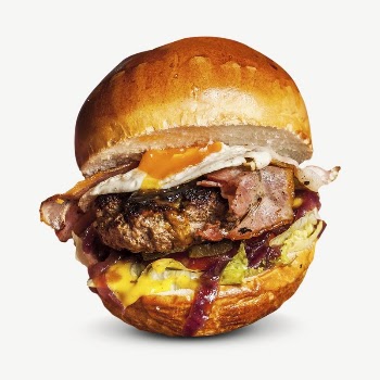 Burger junk food collage element | Free PSD - rawpixel
