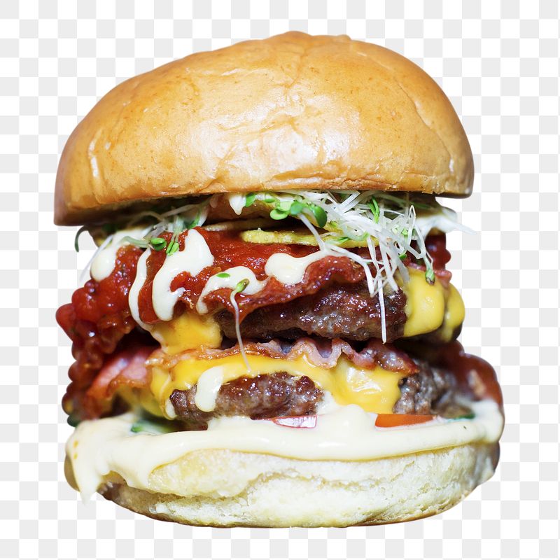 Burger png sticker, fast food | Free PNG - rawpixel