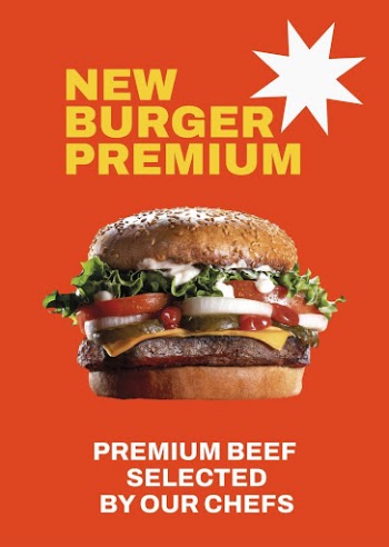 Burger restaurant poster editable template, | Free PSD Template - rawpixel