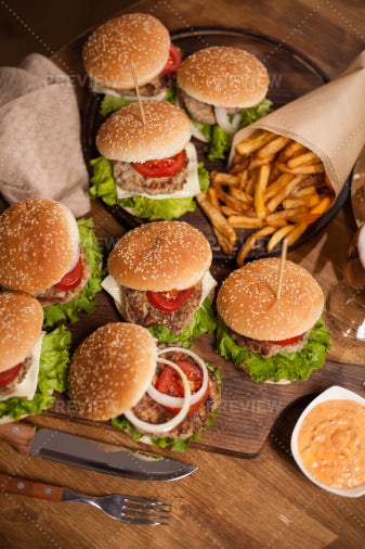 Burgers And French Fries