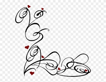 Burgundy Wedding Clipart - Page Borders In Word