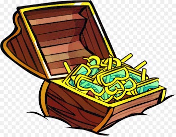 Buried Treasure, Penguin, Treasure, Furniture PNG