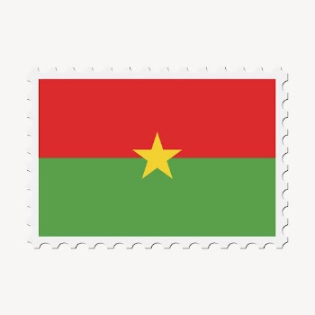 Burkina Faso flag collage element, | Free PSD - rawpixel