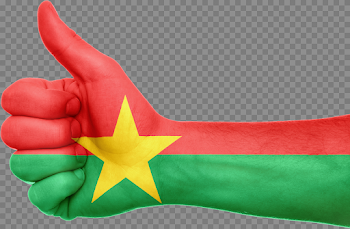 Burkina Faso Flag Hand · Free image on Pixabay