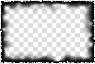 Burned Edges I s, black frame transparent background PNG clipart