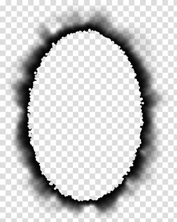 Burned Edges I s, black frame transparent background PNG clipart
