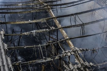 Burned out building. Original public | Free Photo - rawpixel