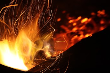 Burning Coal