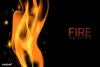 Burning fire background | Free stock vector - 591740