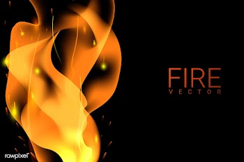 Burning fire background | Free stock vector - 591763