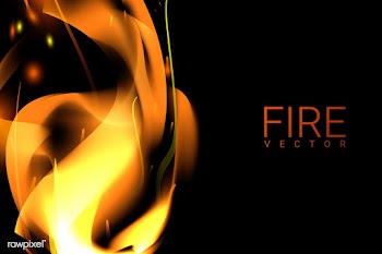 Burning fire background | Free stock vector - 591795
