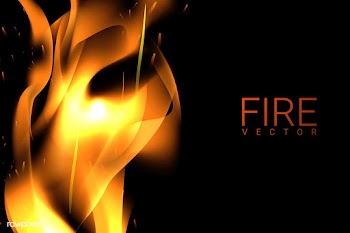 Burning fire background | Free stock vector - 591828