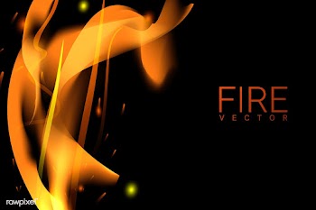 Burning fire background | Free stock vector - 591850
