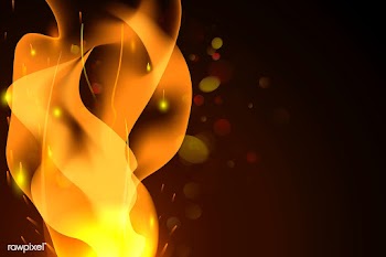 Burning flame background | Free stock vector - 591715
